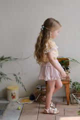 ［FLO］Lovely flower lace blouse