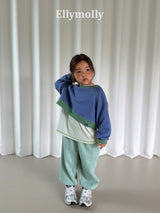 ［ELLY MOLLY］Stripe rib tee