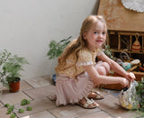 ［FLO］Lovely flower lace blouse