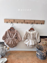 ［marron］Susu lace check bloomer
