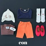 ［con］Half color leggings