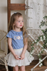 ［FLO］Puppy frill tee