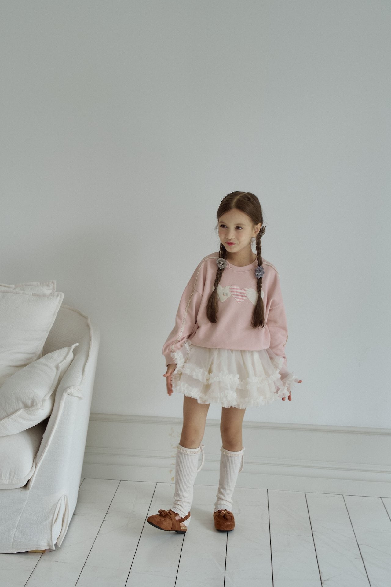 ［momo ann］Creamy skirt