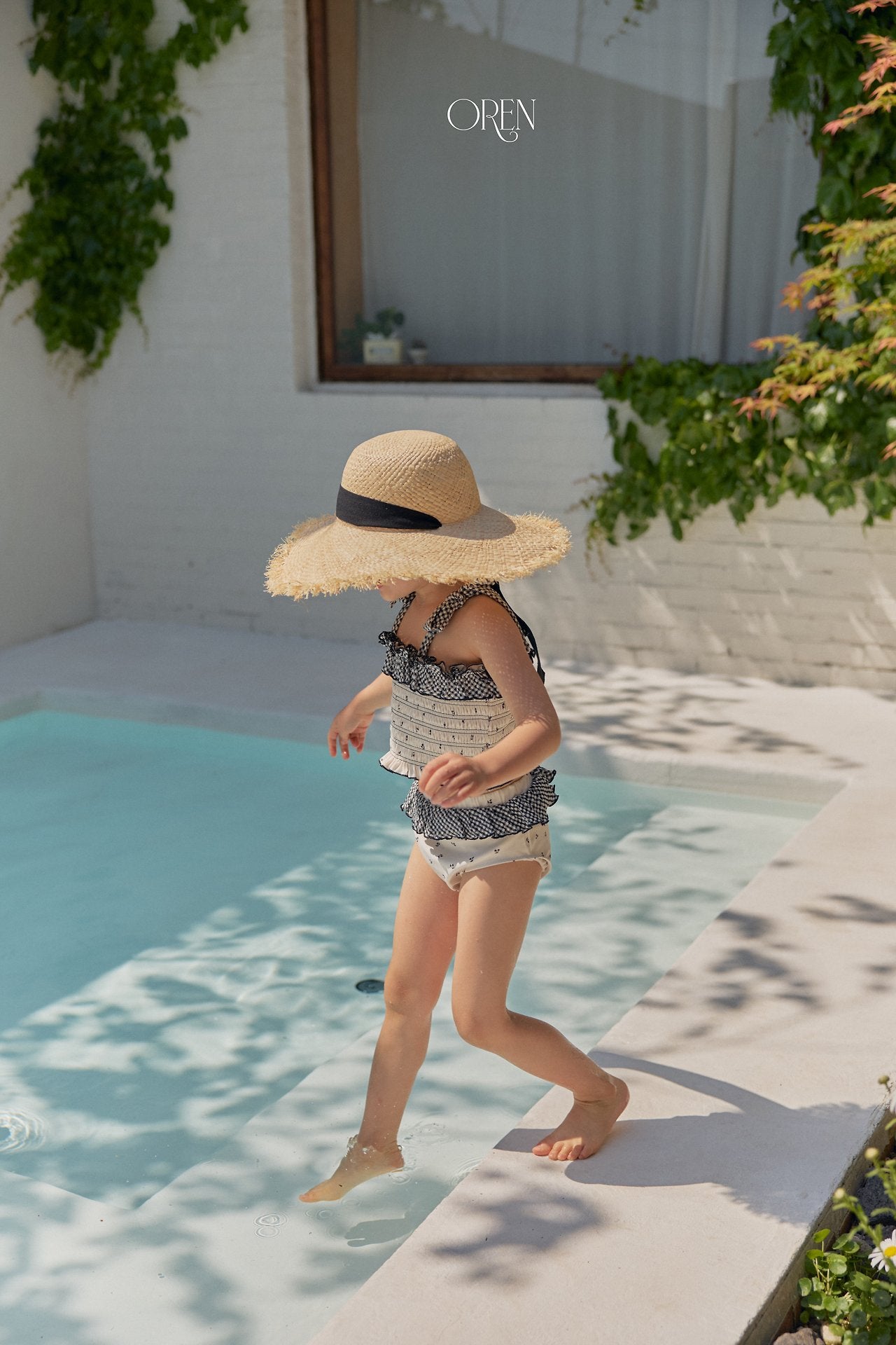 ［OREN］Rochelle cherry swim wear