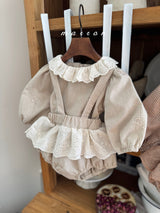 ［marron］Susu lace check bloomer