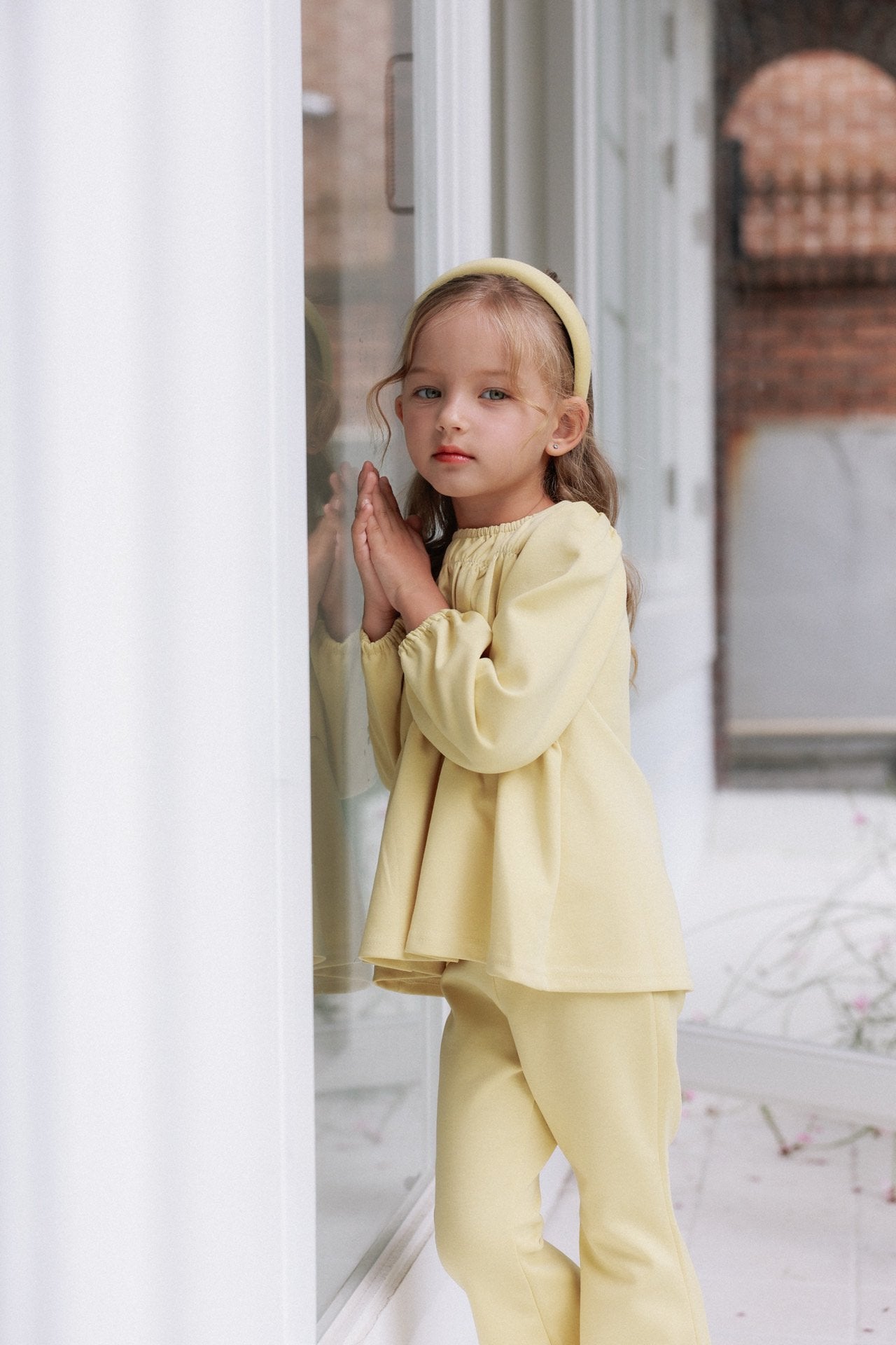［azalea］Flare shirring set up (kids)