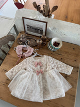 ［marron］Rose ribbon tutu coat