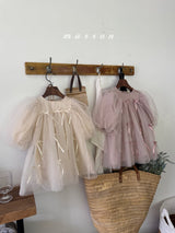 ［marron］Ribbon dress