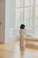 ［La.camel］Frill corduroy span pants