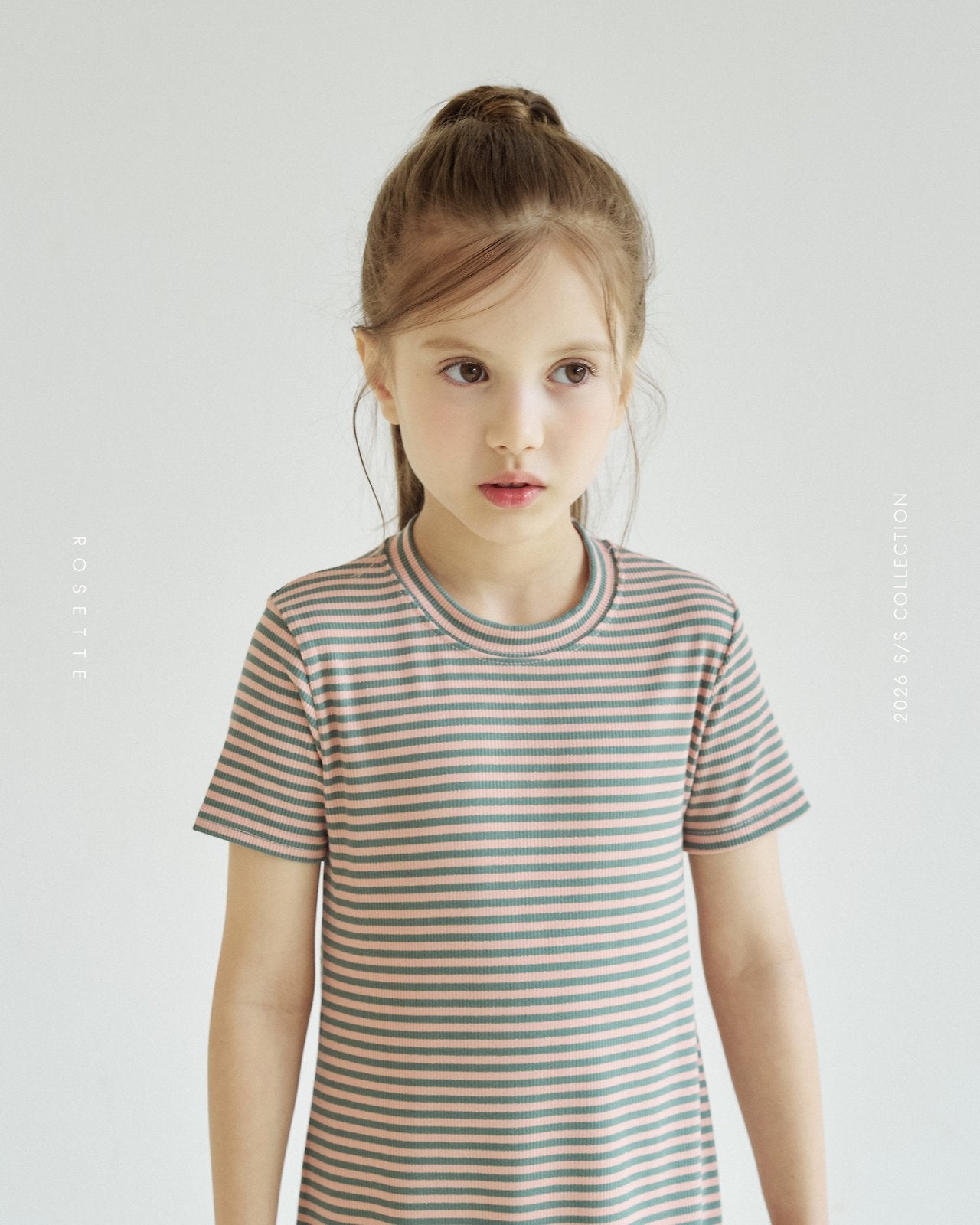 ［ROSETTE］Kiki stripe one-piece