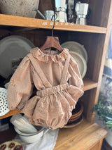［marron］Susu lace check bloomer