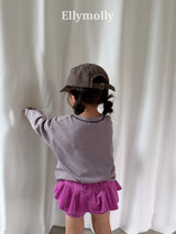 ［ELLY MOLLY］Stripe rib tee
