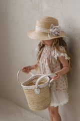 ［FLO］Lovely flower lace blouse