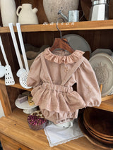 ［marron］Susu lace check bloomer