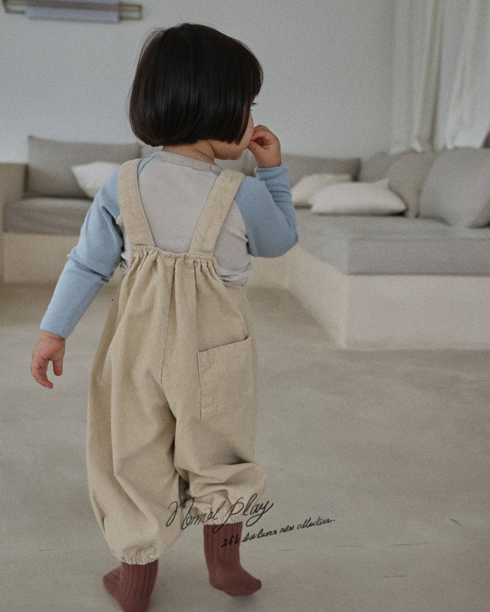 ［normalplay］Cookie Corduroy Overalls