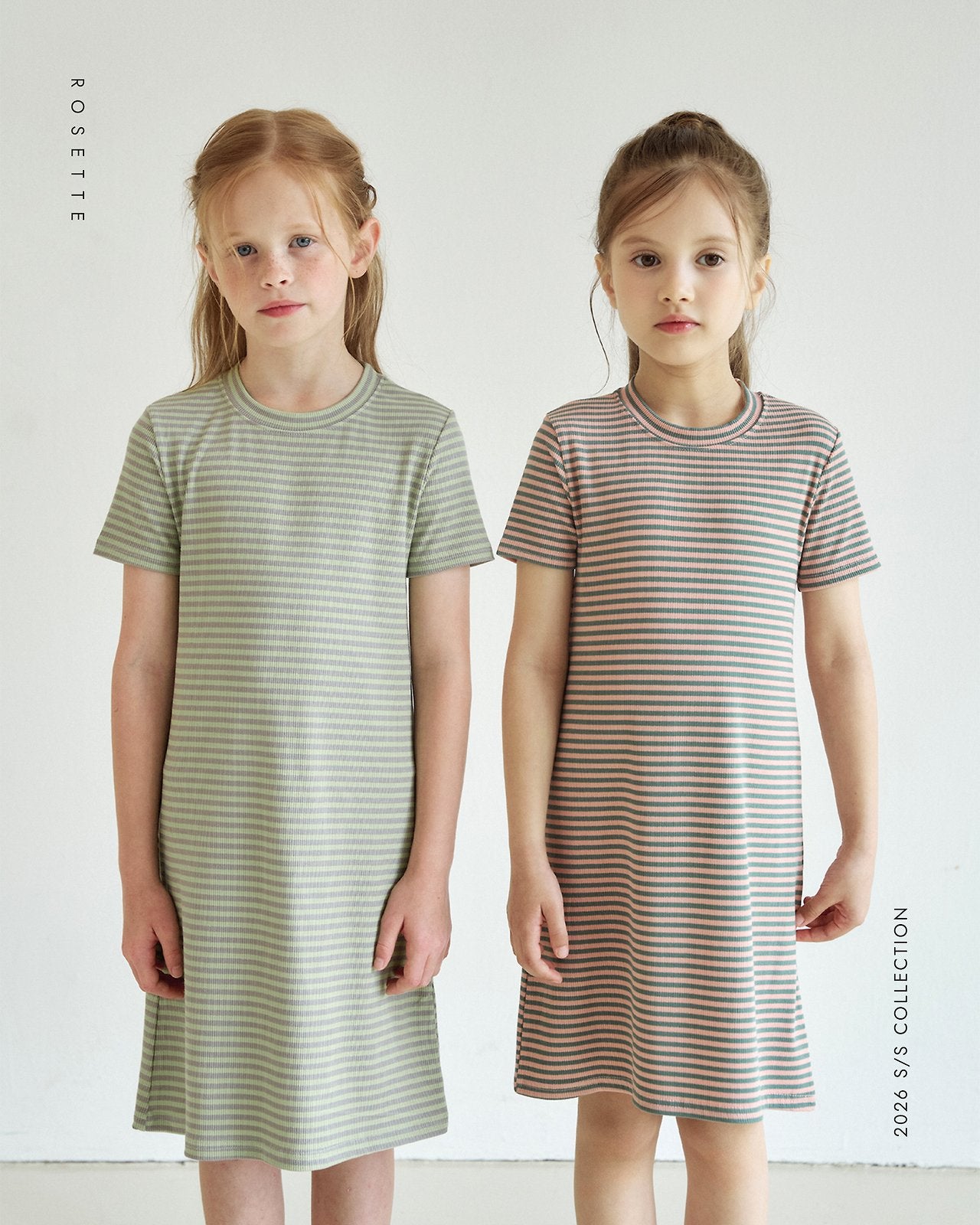 ［ROSETTE］Kiki stripe one-piece