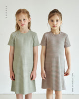 ［ROSETTE］Kiki stripe one-piece