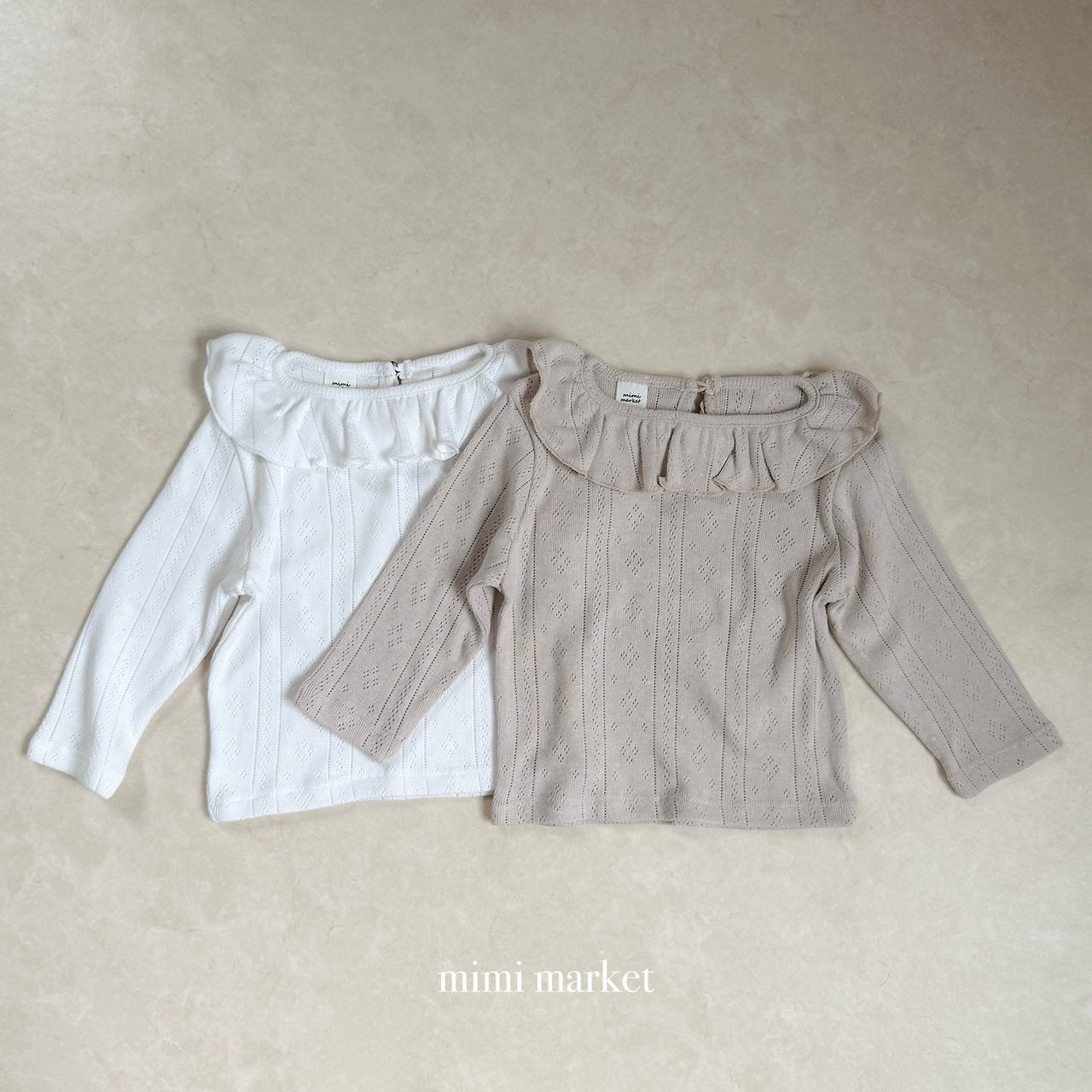 ［mimi market］Winter collar tops