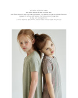 ［ROSETTE］Kiki stripe one-piece