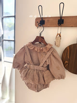 ［marron］Susu lace check bloomer