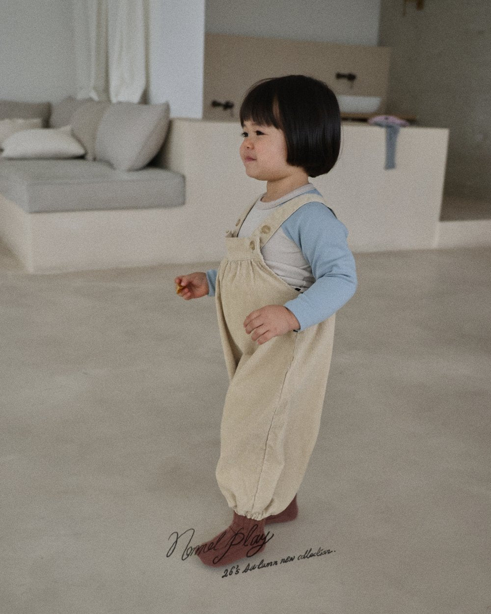 ［normalplay］Cookie Corduroy Overalls