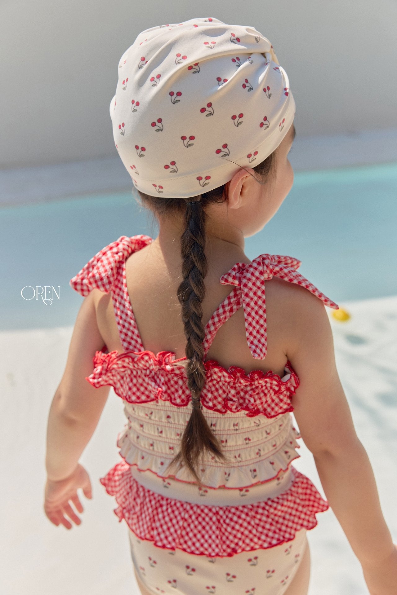 ［OREN］Rochelle cherry swim hat
