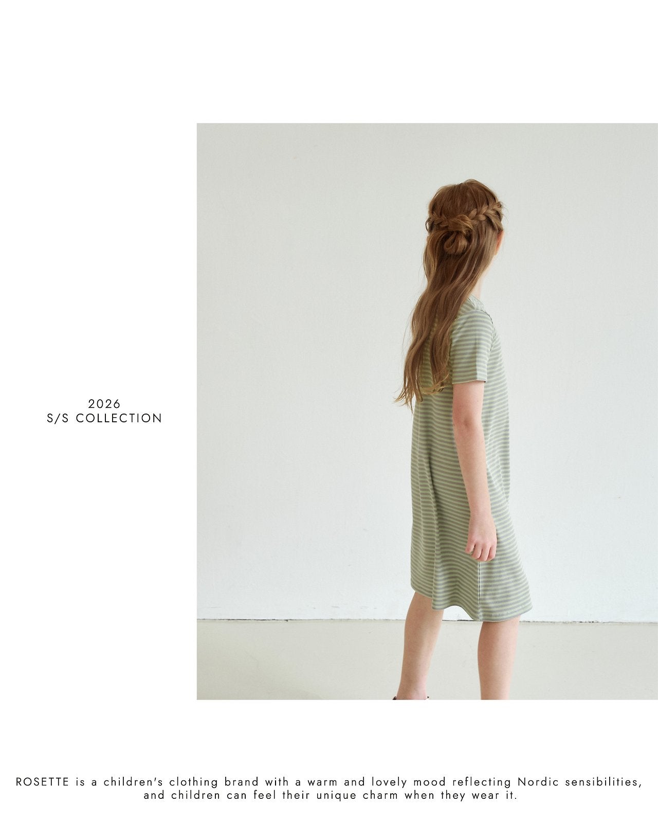 ［ROSETTE］Kiki stripe one-piece