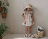 ［FLO］Lovely flower lace blouse