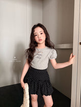 ［comma］Dot balloon skirt