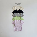 ［merry go round］Rib mellow tops