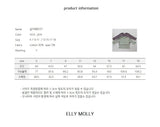 ［ELLY MOLLY］Stripe rib tee