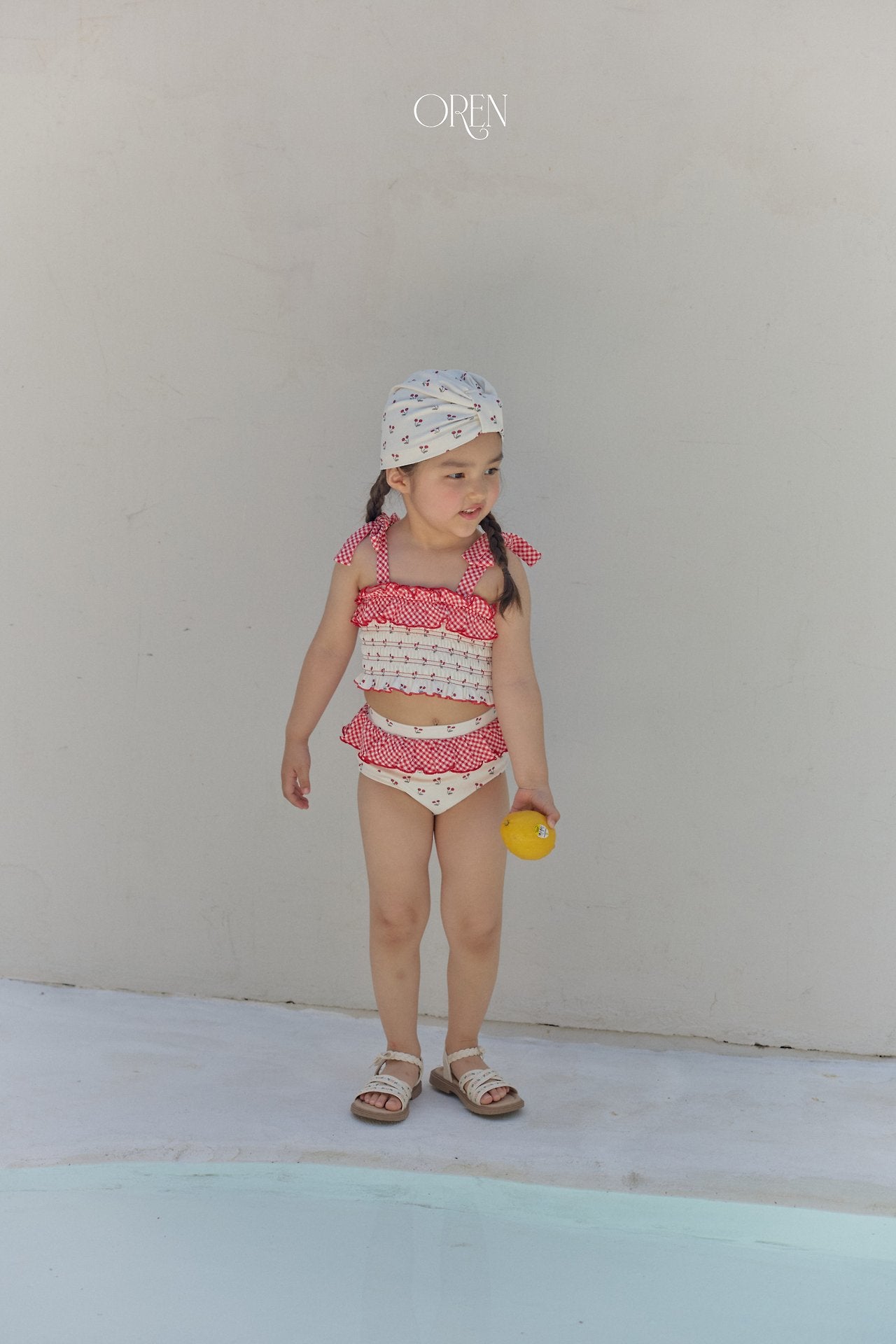 ［OREN］Rochelle cherry swim wear