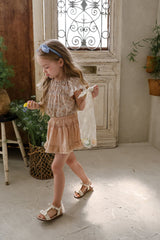 ［FLO］Lovely flower lace blouse