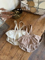 ［marron］Susu lace check bloomer