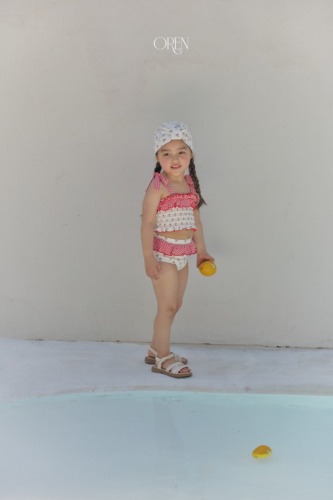 ［OREN］Rochelle cherry swim hat
