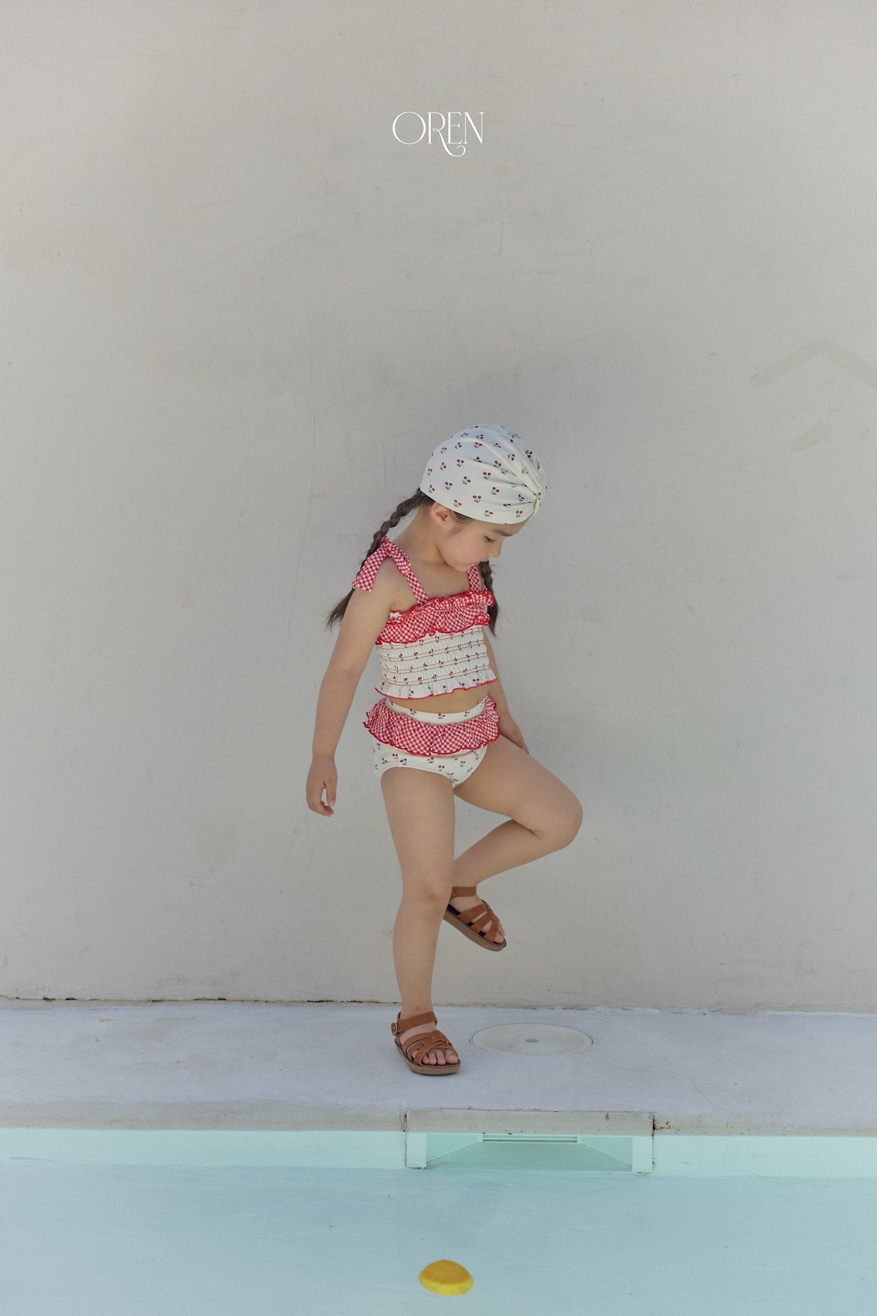 ［OREN］Rochelle cherry swim hat
