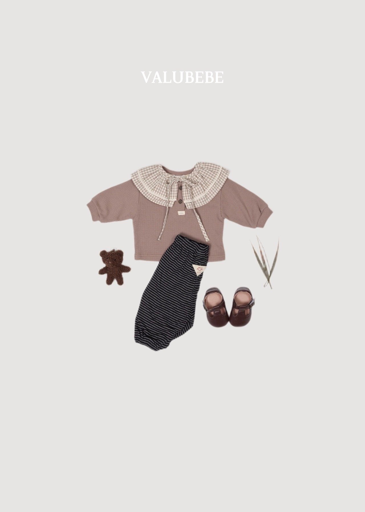 ［valubebe］ Mini waffle button tops