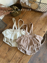 ［marron］Susu lace check bloomer