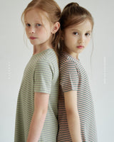 ［ROSETTE］Kiki stripe one-piece