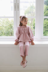 ［azalea］Flare shirring set up (kids)