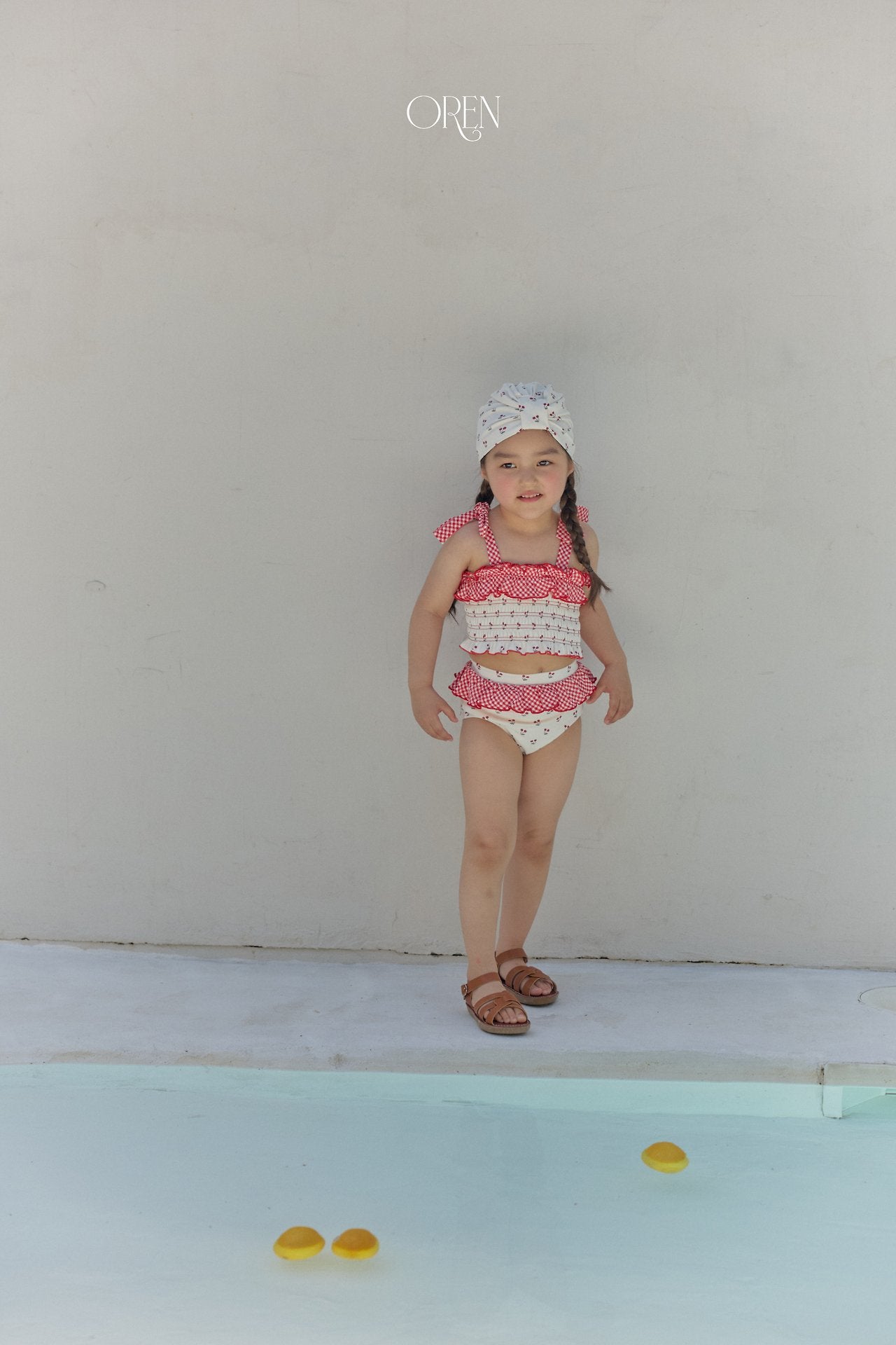 ［OREN］Rochelle cherry swim hat