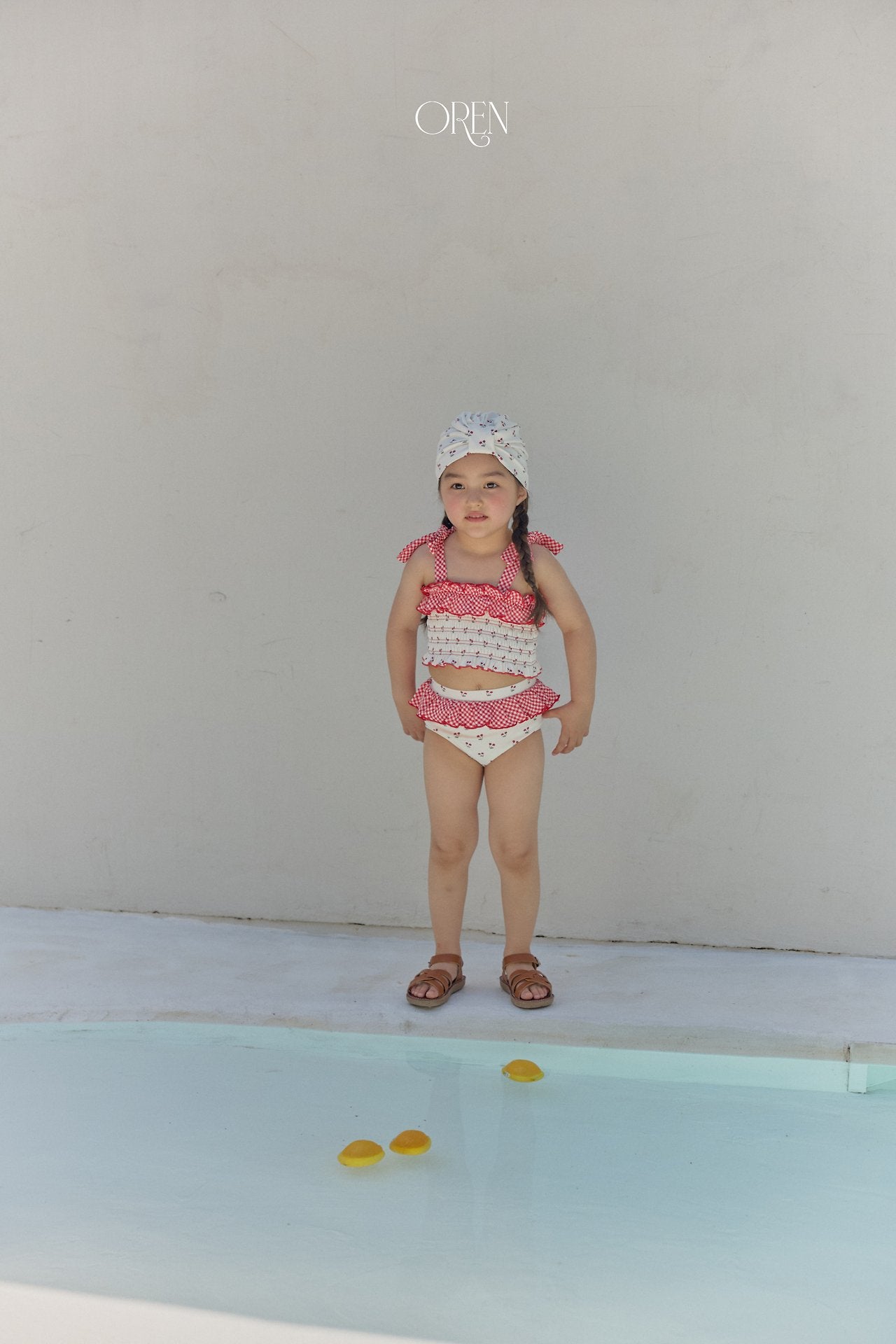 ［OREN］Rochelle cherry swim wear