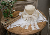 ［FLO］Marceau lace straw hat
