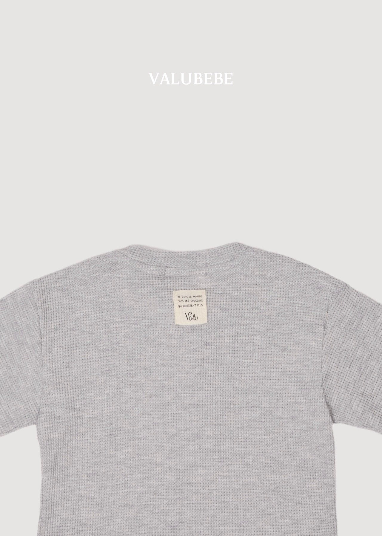 ［valubebe］ Mini waffle button tops