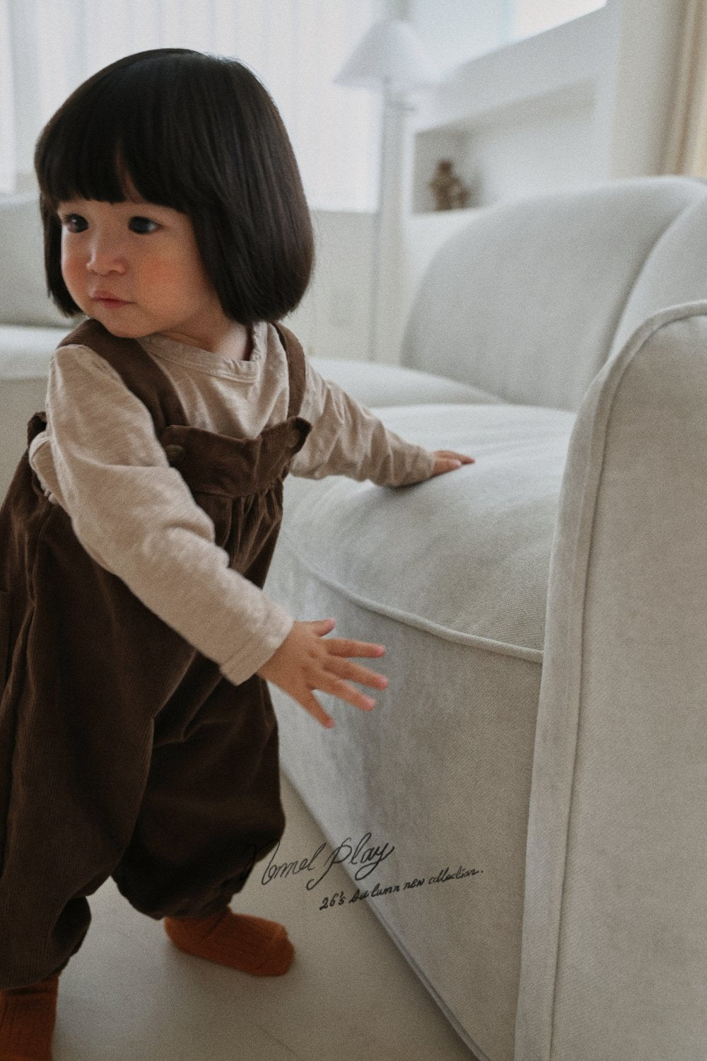 ［normalplay］Cookie Corduroy Overalls