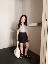 ［comma］Heart punching puff tee