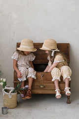 ［FLO］Lovely flower lace blouse