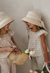 ［FLO］Marceau lace straw hat