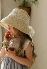 ［FLO］Marceau lace straw hat