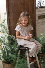 ［FLO］Lovely flower lace blouse